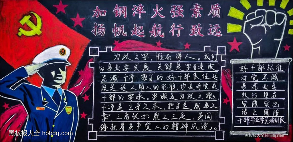 漂亮的消防队“七类培训”黑板报3张-第2张