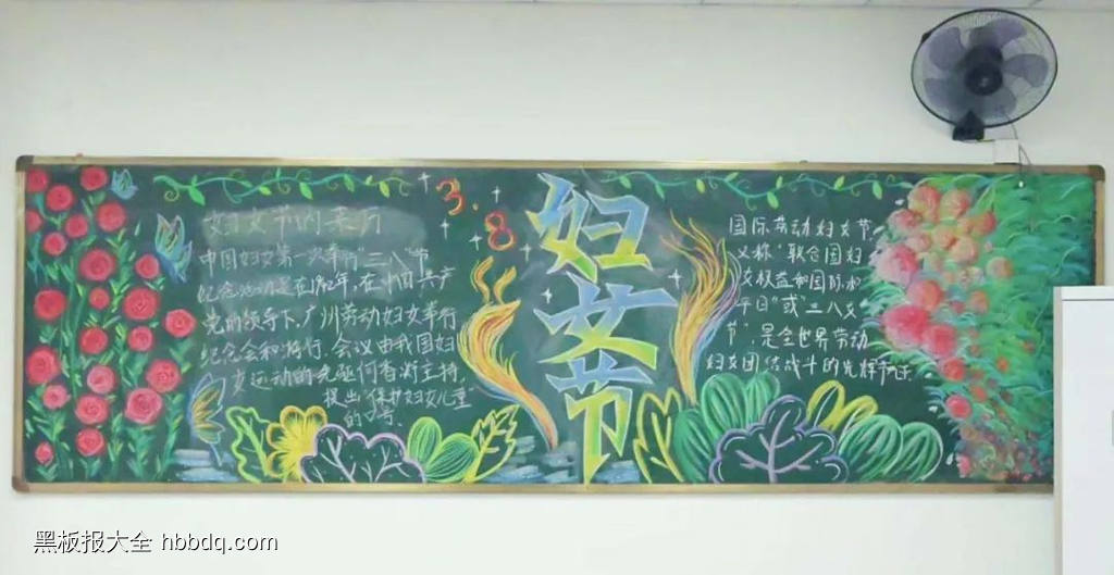 三八妇女节黑板报-第3张