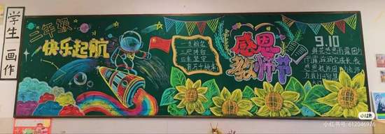 9.10感恩教师节黑板报