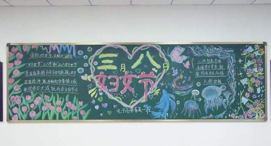 学生三八妇女节黑板报