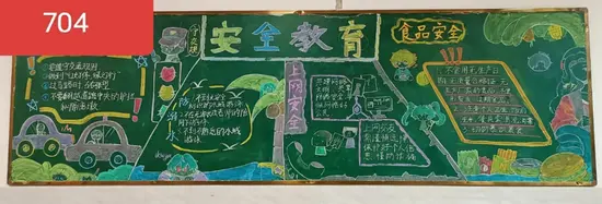 初一年级安全教育食品安全黑板报