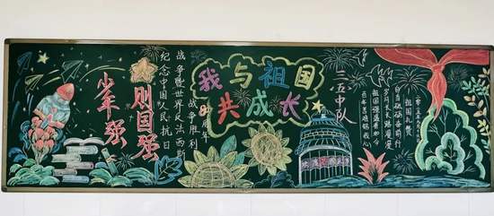 强国有我，真做好少年主题黑板报