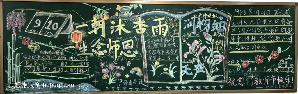 “教师节”主题黑板报简单又漂亮6张-第2张