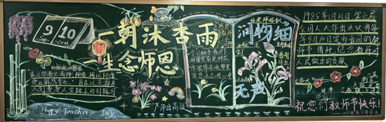 “教师节”主题黑板报简单又漂亮6张