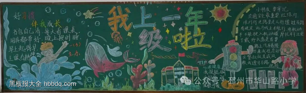起航新征程，一起向未来主题黑板报-第2张