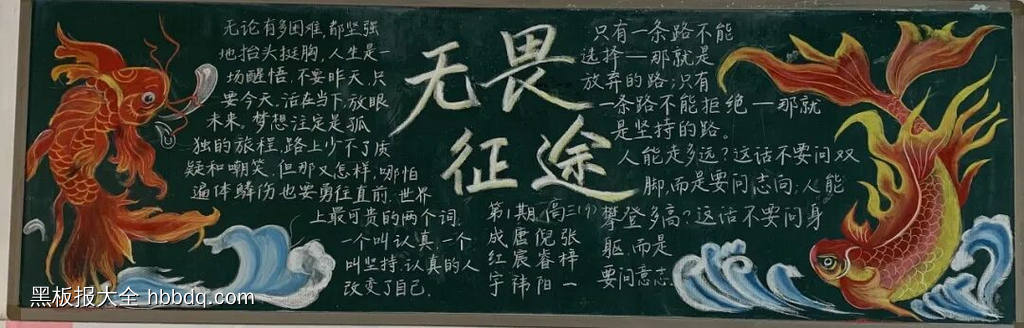 青春献礼，强国有我主题黑板报精美6张-第2张