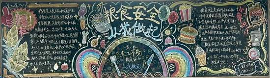 节约粮食，从我做起主题黑板报