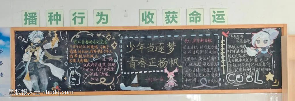 少年当逐梦·青春正扬帆黑板报7张-第4张