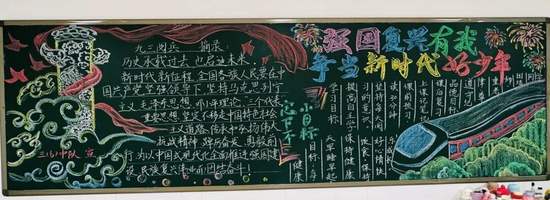 强国有我，筑梦未来主题黑板报简单又好看7张