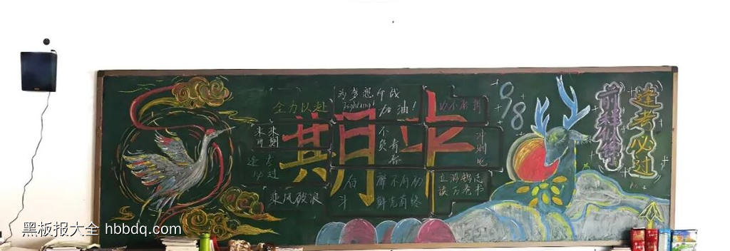 剑指期中乘风胜浪黑板报-第5张