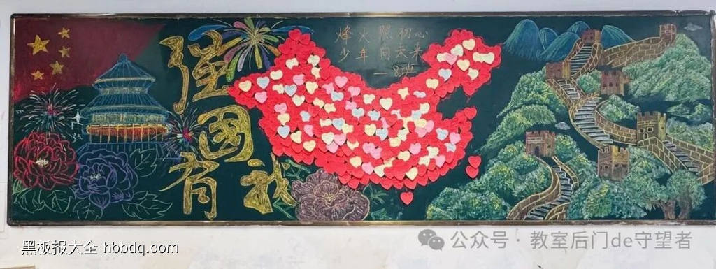 强国有我主题黑板报推荐2张-第1张