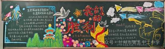 家国情怀，青春担当主题黑板报