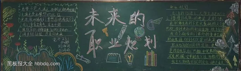 职场规划未来主题黑板报-第2张