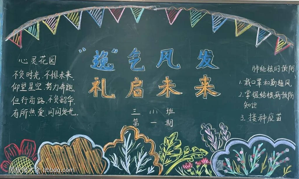 新的航程，无限的未来主题黑板报-第5张