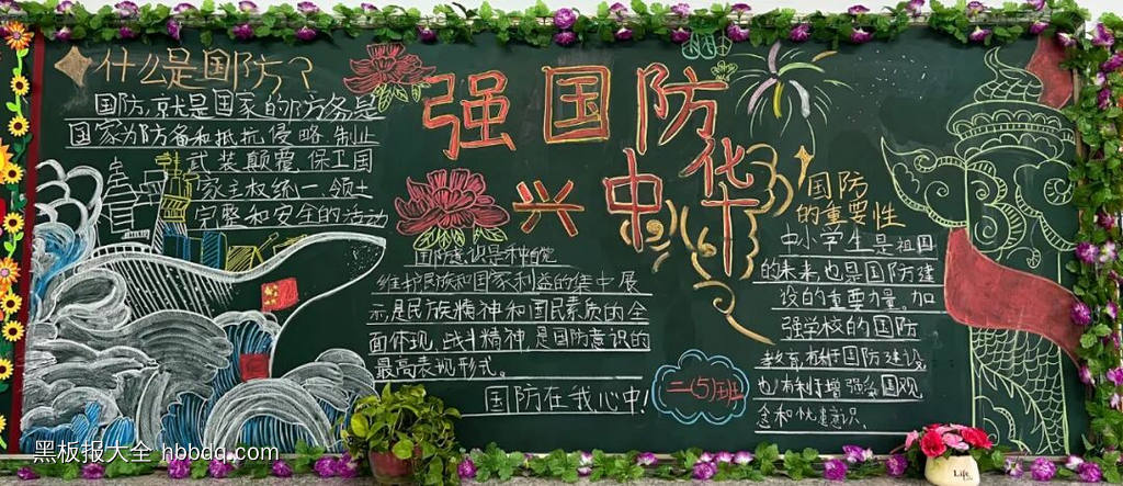强国放兴中华黑板报-第1张
