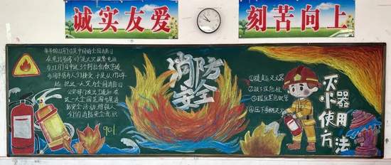 超推荐的119消防安全黑板报8张