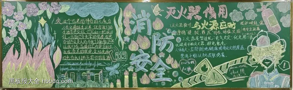 消防安全获奖的黑板报欣赏5张-第4张