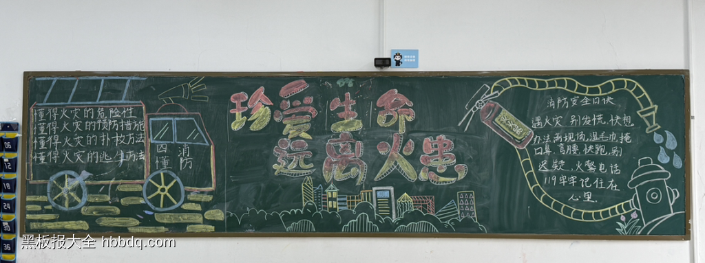 关于119消防安全黑板报7张-第7张