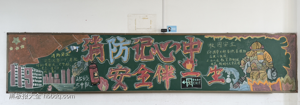 关于119消防安全黑板报7张-第1张