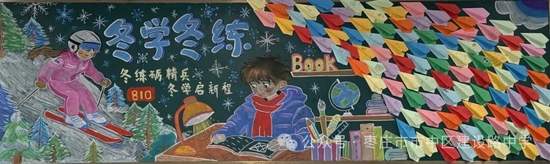 冬学冬练主题黑板报