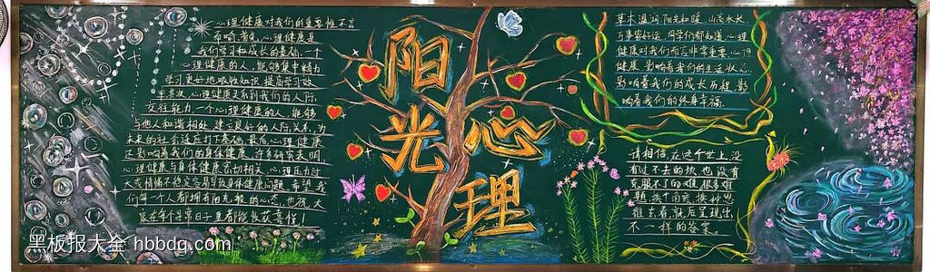 灵生之——向阳而生主题黑板报-第2张