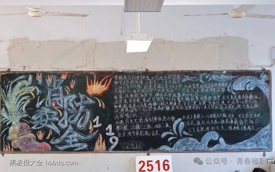 消防安全黑板报漂亮2张-第2张