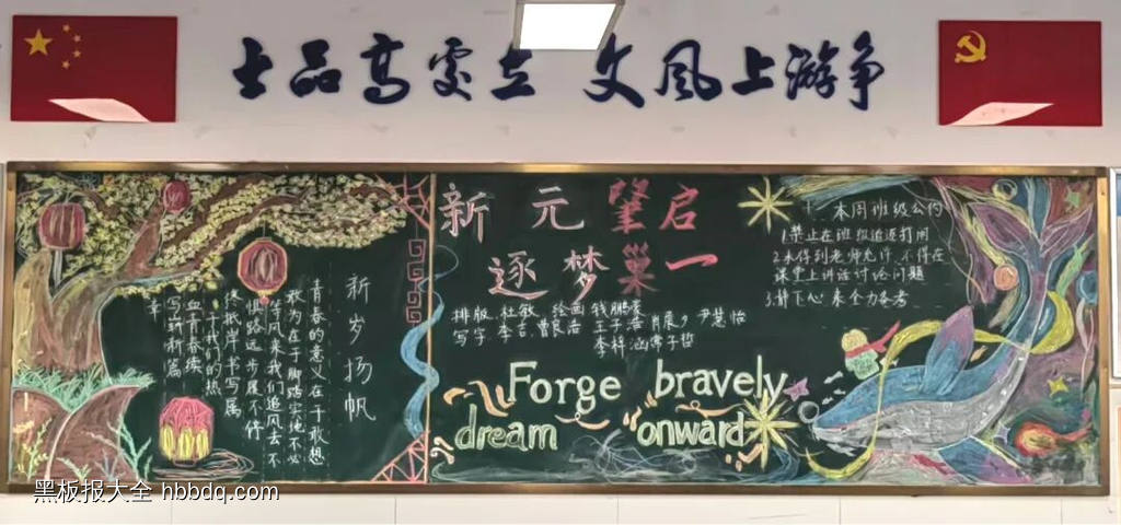 2026喜迎元旦主题黑板报简单又漂亮3张-第3张