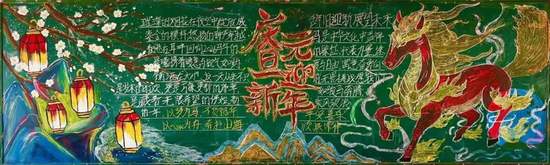 马年大吉，新年快乐简单又漂亮7张