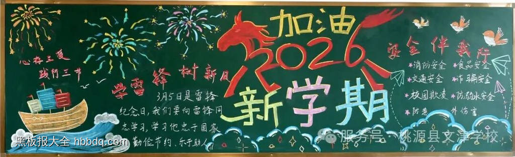 新起点新希望主题黑板报-第2张