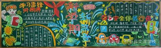 新学期新篇章主题黑板报简单又漂亮2张