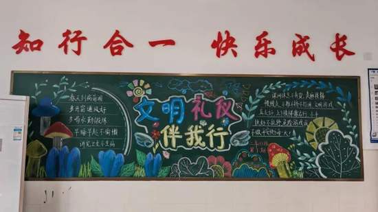 文明礼仪伴我行漂亮2张