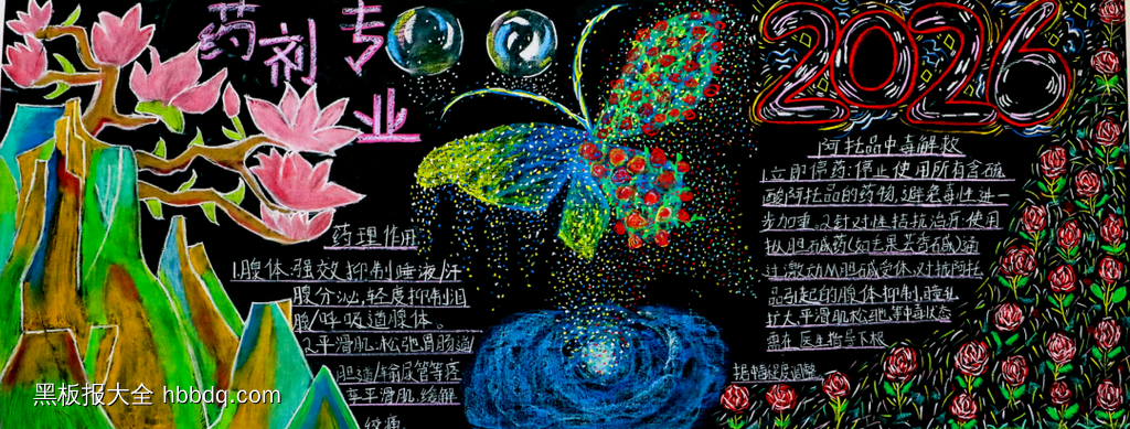 技能点亮文化主题黑板报-第4张