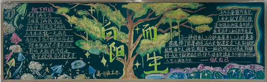 阳光心理，健康同行主题黑板报简单又好看3张