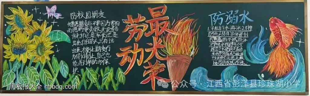 劳动最光荣主题黑板报简单又好看7张-第6张