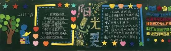 心理健康主题黑板报简单又漂亮4张