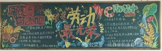 劳动最光荣主题黑板报简单又好看7张