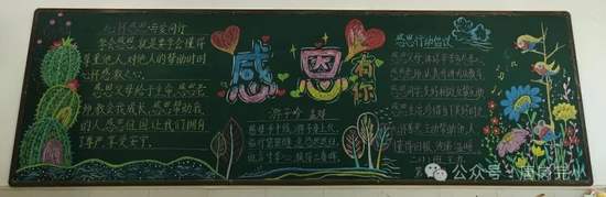 感恩母亲节主题黑板报简单又漂亮3张