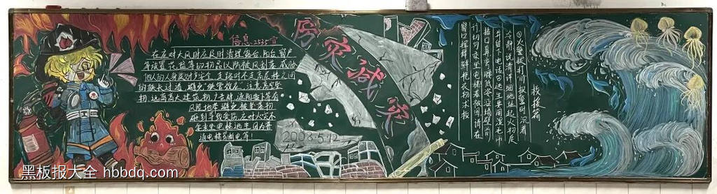 防灾减灾主题黑板报漂亮4张-第3张