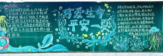 珍爱生命，拒绝欺凌主题黑板报