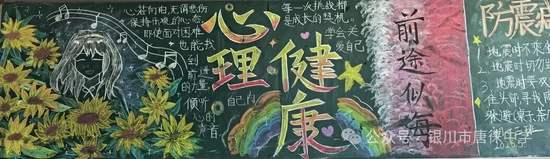 心理健康主题黑板报简单又漂亮3张