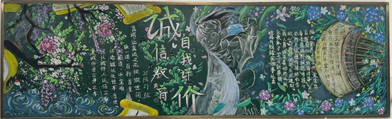 推荐2张“诚信主题黑板报