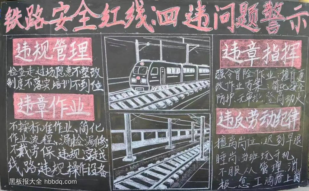 讲安全，主题黑板报-第2张
