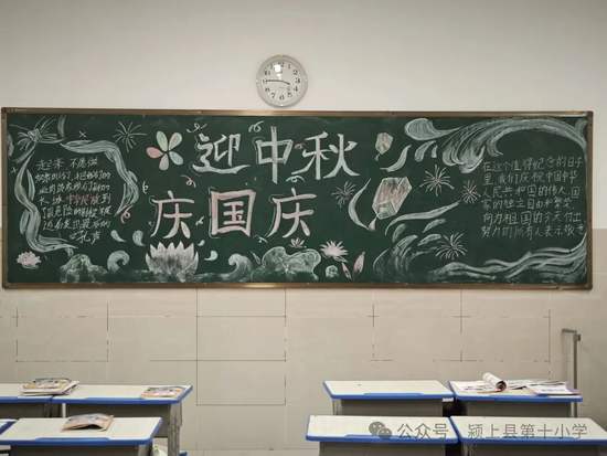 我与祖国共成长主题黑板报