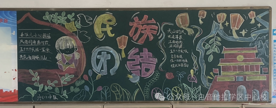 民族团结主题黑板报简单又漂亮2张