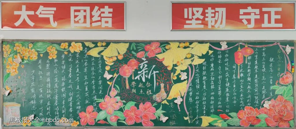 开学主题黑板报漂亮2张-第2张
