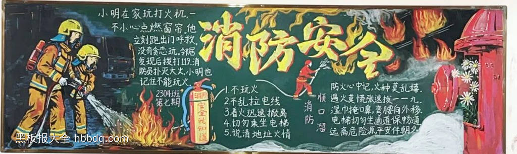 推荐1张“消防安全-119